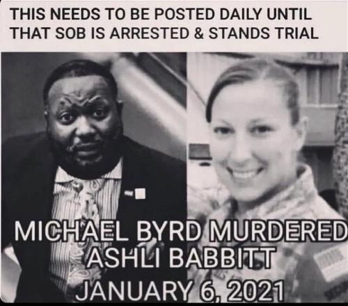 Byrd murdered Ashli Babbitt
