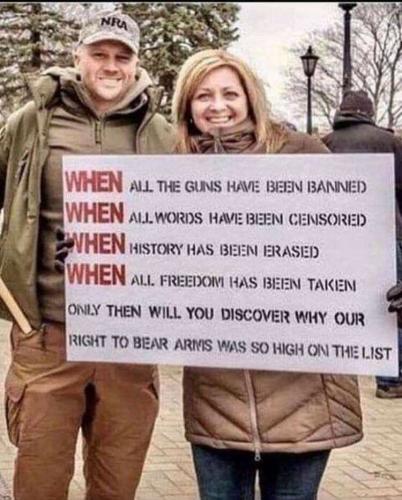 when all the guns are taken away