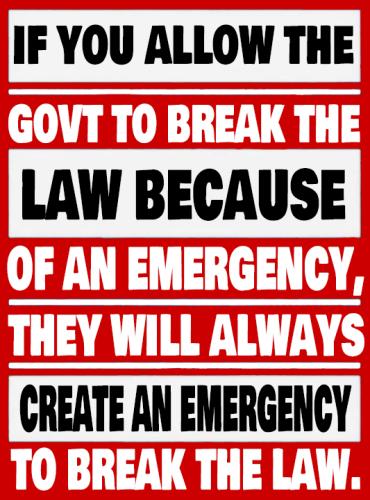 Gov break law
