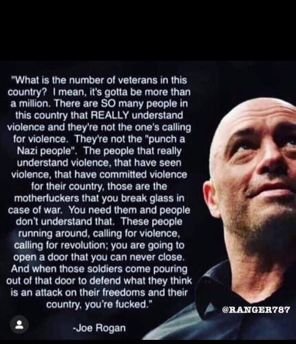 joe Rogan on military