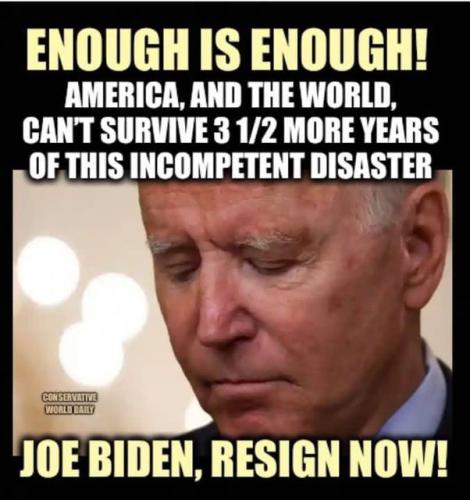 joe biden resign now