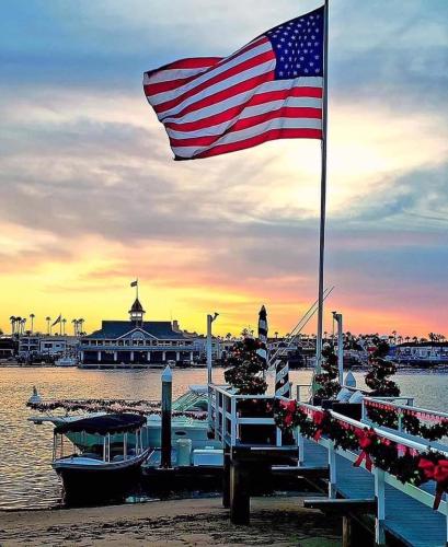 Flag - On end of pier