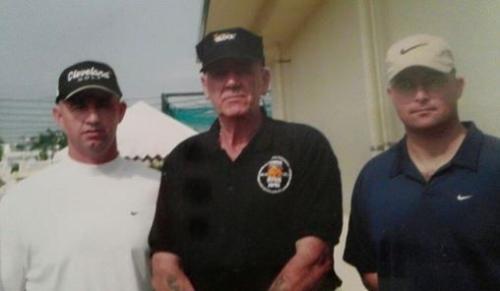 Cousin Larry Whitfield with R. Lee Emery