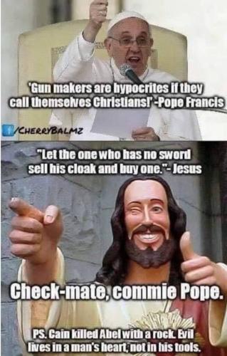 hypocrite pope