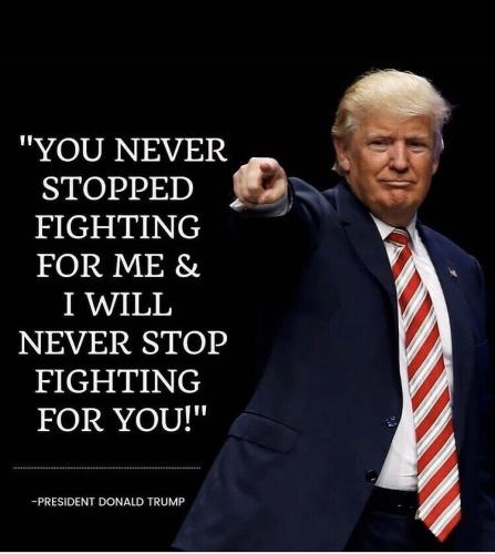 Never stopped