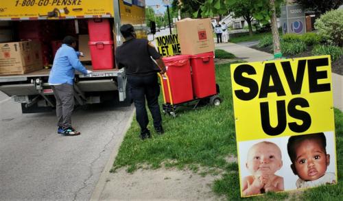 Babies in boxes