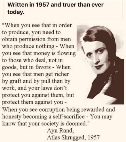 Ayn Rand 1957