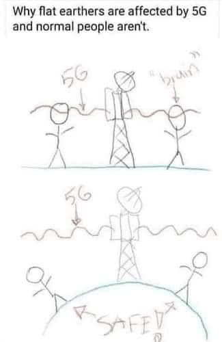 flat earthers and 5g