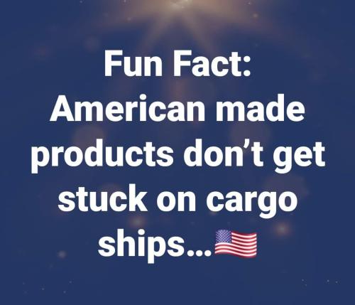 Cargo ships - American made don't get stuck on them