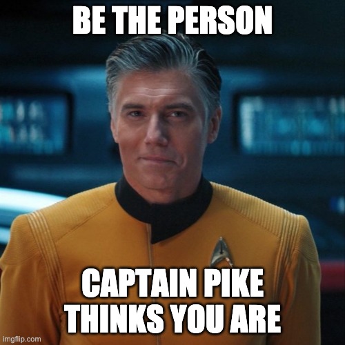 be the person