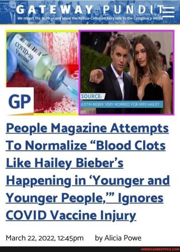 JustinBieberWifeBloodClotCovidVaccineInjury