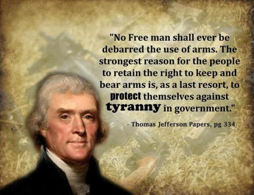 Right to bear arms jefferson