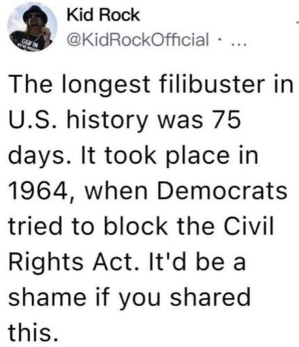kid rock filibuster