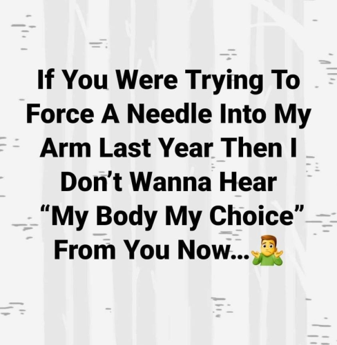 my needle your body