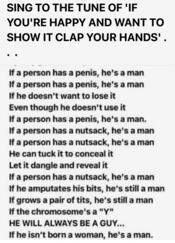 he's a man