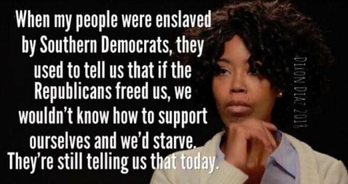 Democrat false support of blacks