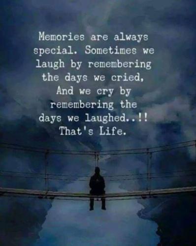 Memories - Sometimes we laugh...