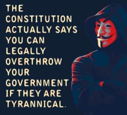 constitution can overthrow govt