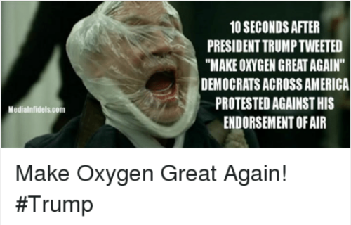 LiberalsProtestAirAfterTrumpEndorsementOfOxygen