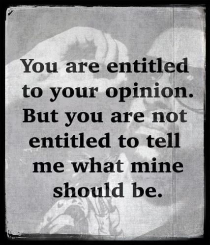 you are entitled