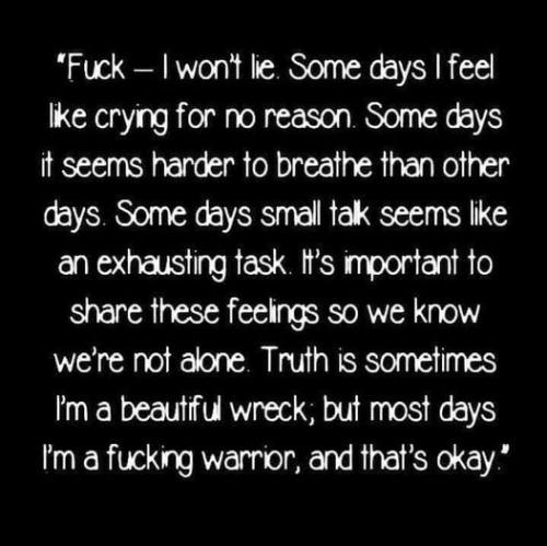 some days I feel like