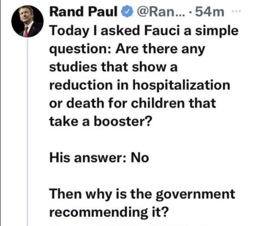 Fauci kid booster