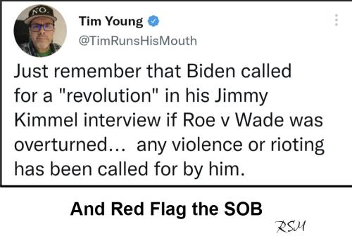 Biden red flagged
