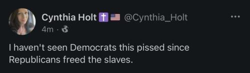 dems mad since rep freed slaves