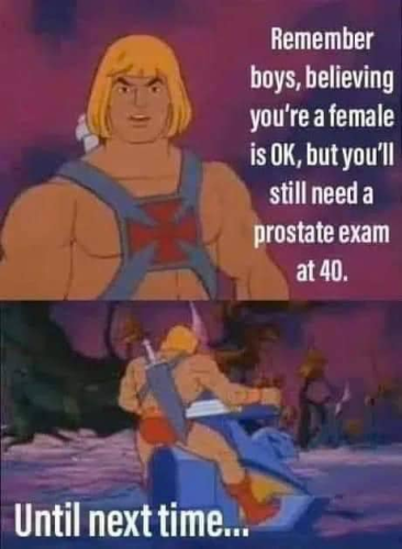 Gender 137 - still need prostate exam