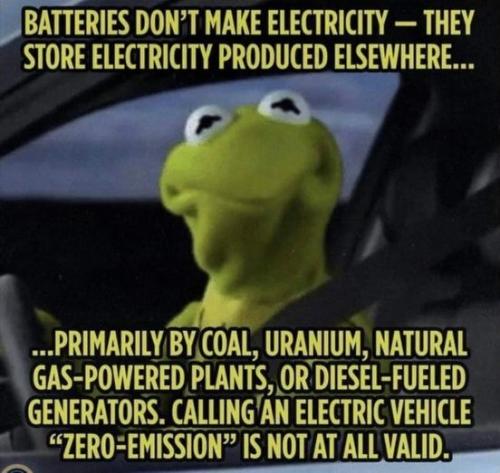 electric cars coal uranium