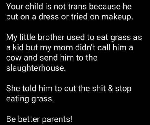 not trans