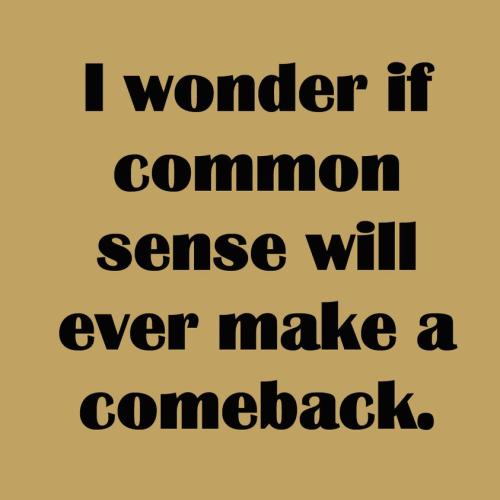 common sense