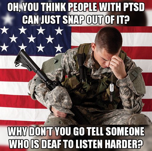 you think we can snap out of PTSD