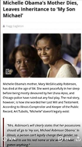 Obama Michael mom