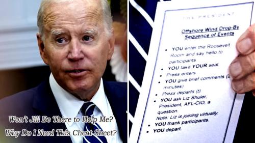 Biden's Cheat Sheat