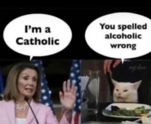Catturd - Pelosi - You spelled alcoholic wrong