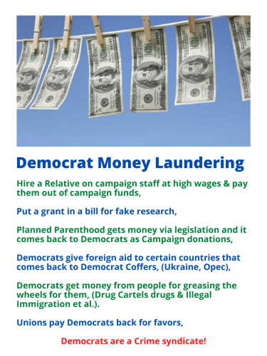 Democrat Money Laundering