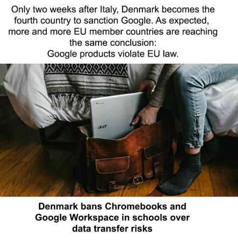 Denmark bans google