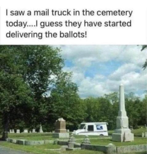 cemetary mail truck