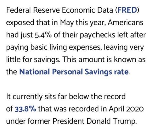 saving now vs Trump