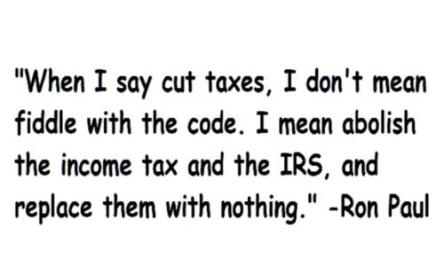 abolish income tax & Fed Res