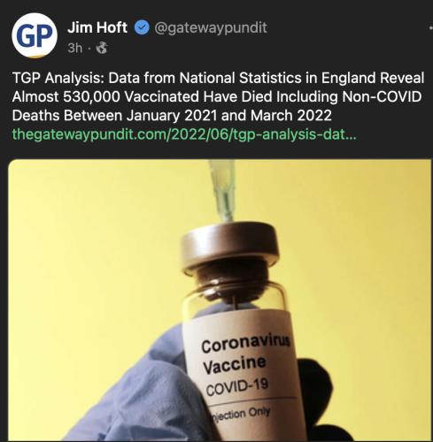 UK 530K dead