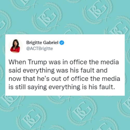Trumps fault again