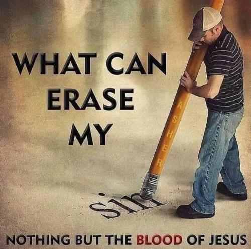 Sin - What can erase my sin...