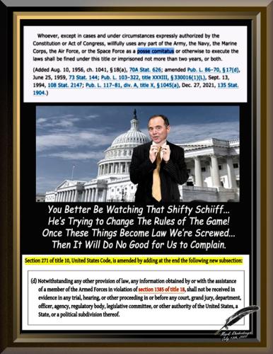 Shifty Schiiff ~Changing The Rules of The Game~
