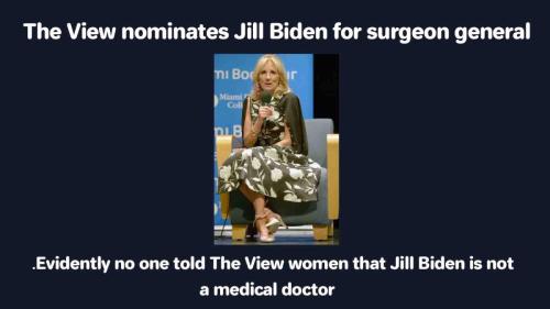 JillBidenNotAMedicalDoctor