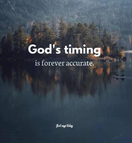 God's Timing