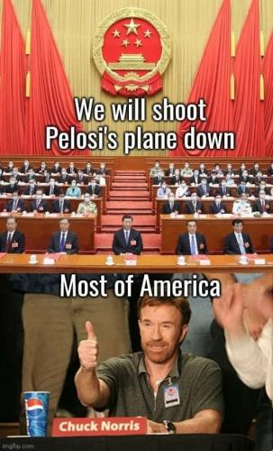 we will shoot pelosi's plane down