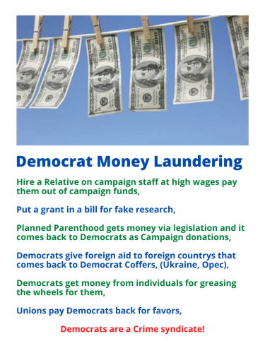 Democrat Money Laundering