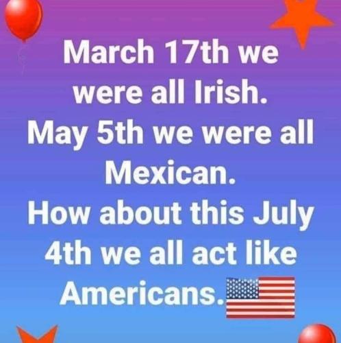 Act like Americans